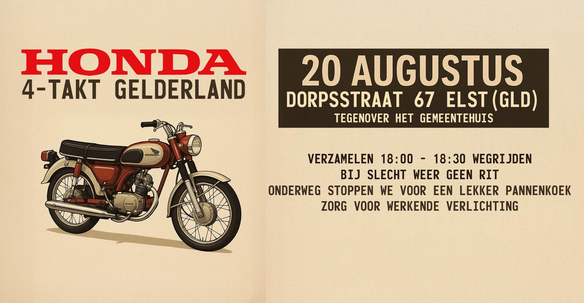 Honda 4-takt Gelderland Avondrit