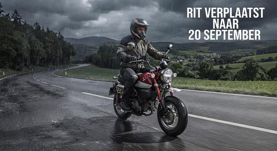 Monkey Ride Out geannuleerd 30 aug