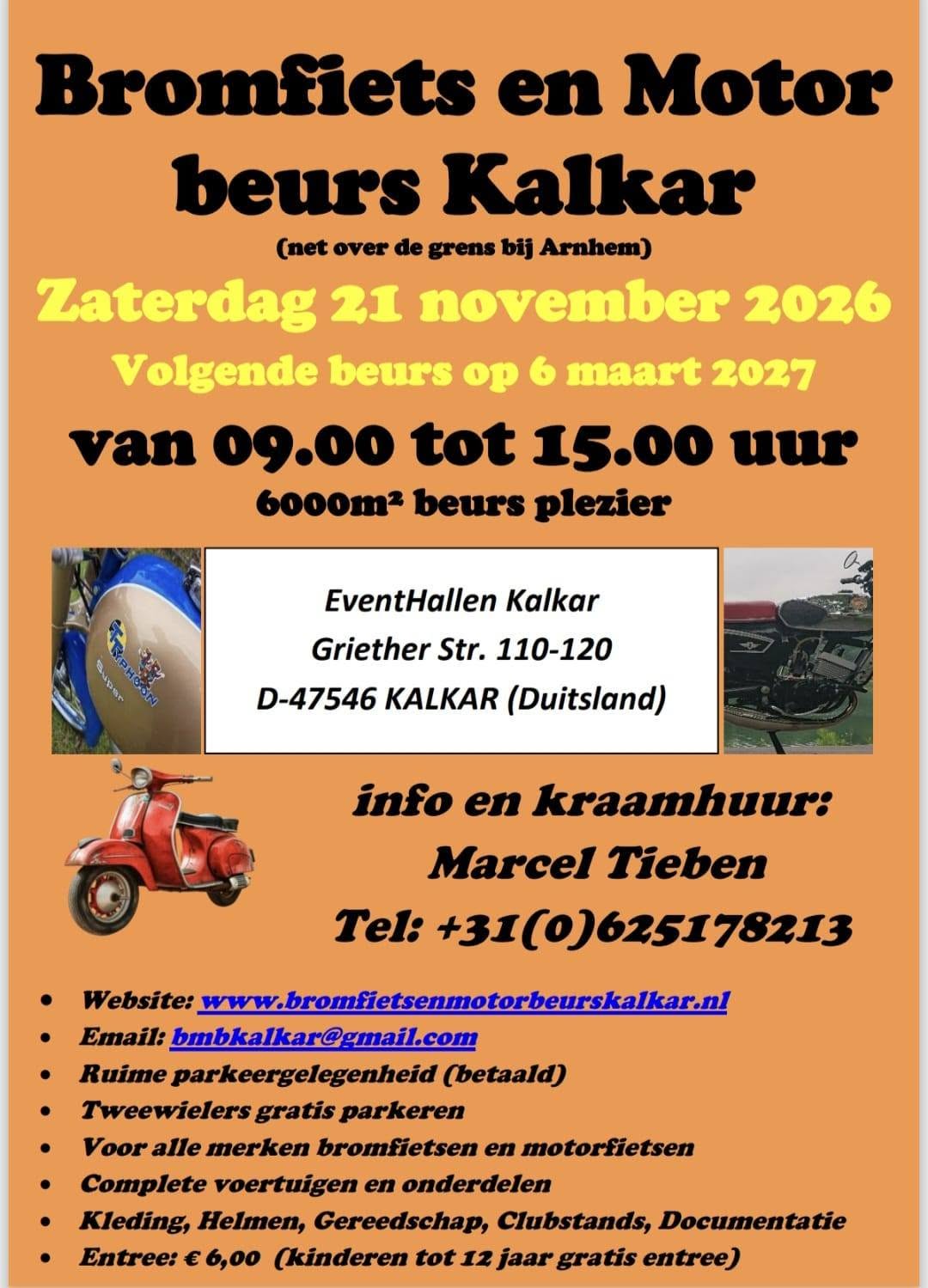 Bromfiets en Motor Beurs Kalkar