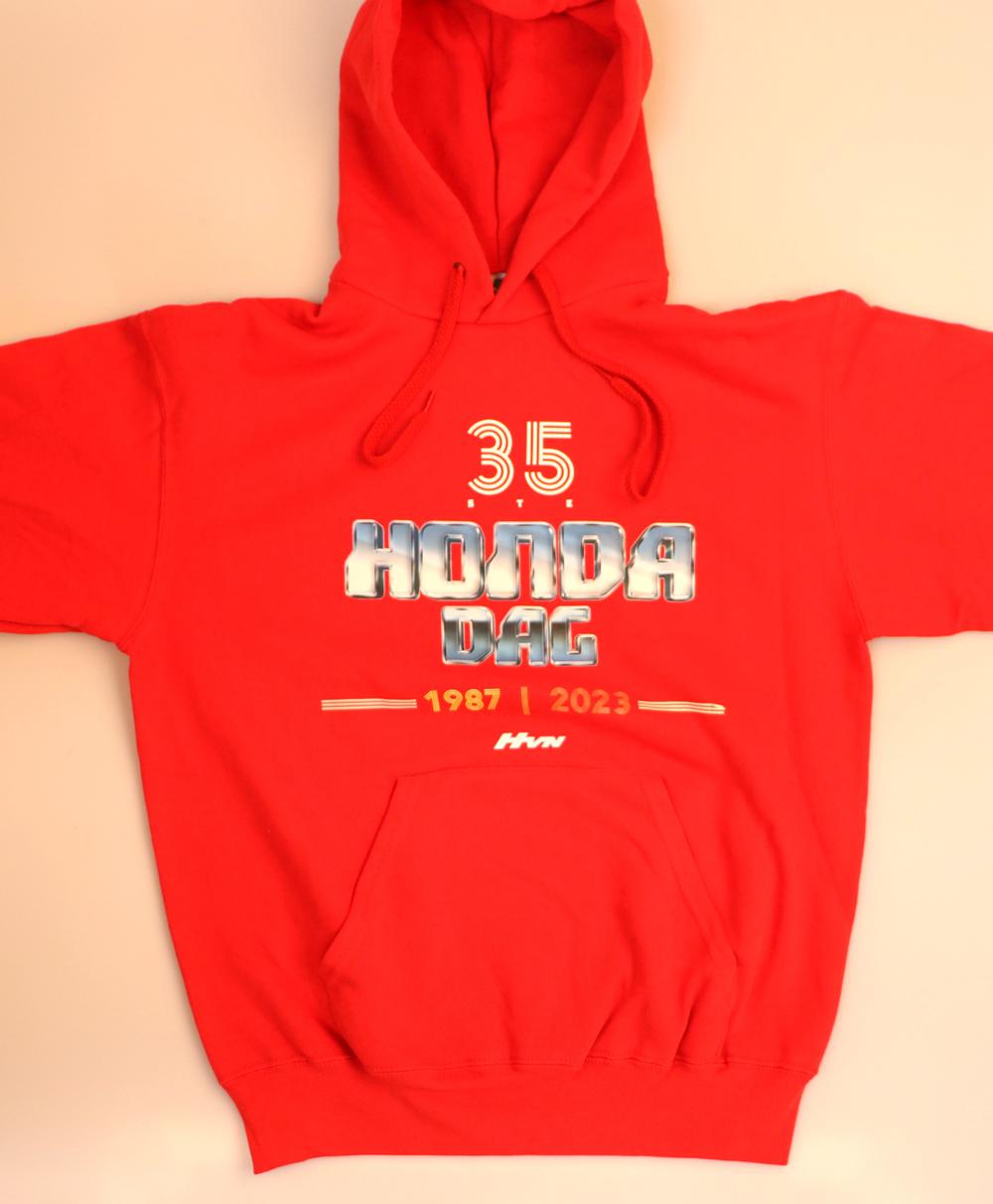 Hoodie  35ste Hondadag Rood